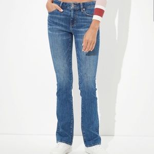 TALL American Eagle Skinny Kick bootcut Jeans